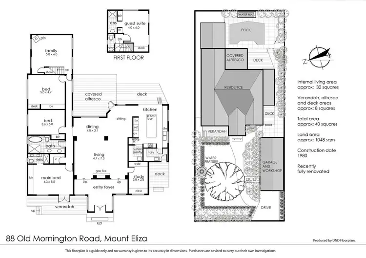 Floorplan of Homely house listing, 88 Old Mornington Road, Mount Eliza VIC 3930
