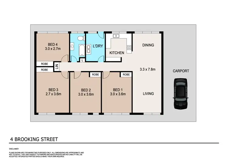 Floorplan of Homely house listing, 4 Brooking Street, Millner NT 810