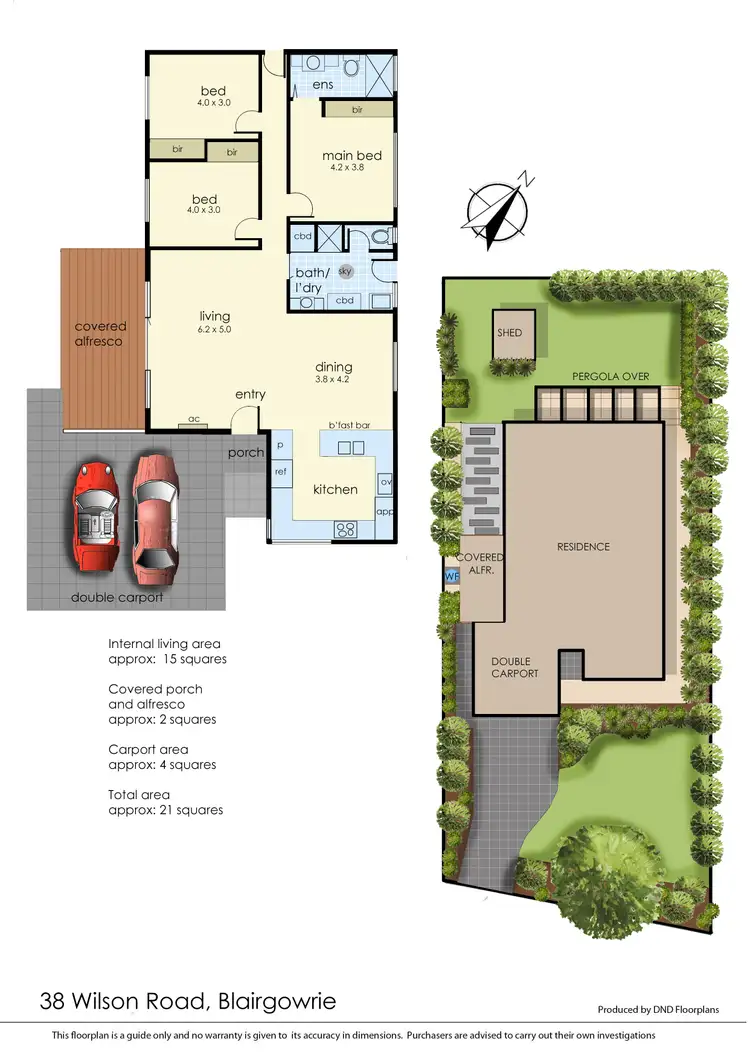 Floorplan of Homely house listing, 38 Wilson Road, Blairgowrie VIC 3942