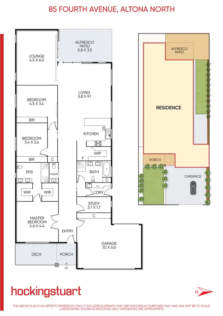 Floorplan of Homely house listing, 85 Fourth Avenue, Altona North VIC 3025