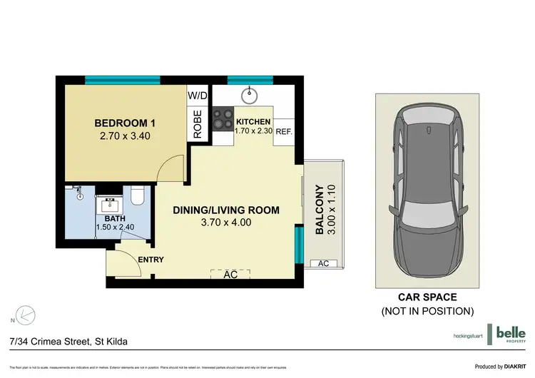 Floorplan of Homely apartment listing, 7/34 Crimea Street, St Kilda VIC 3182