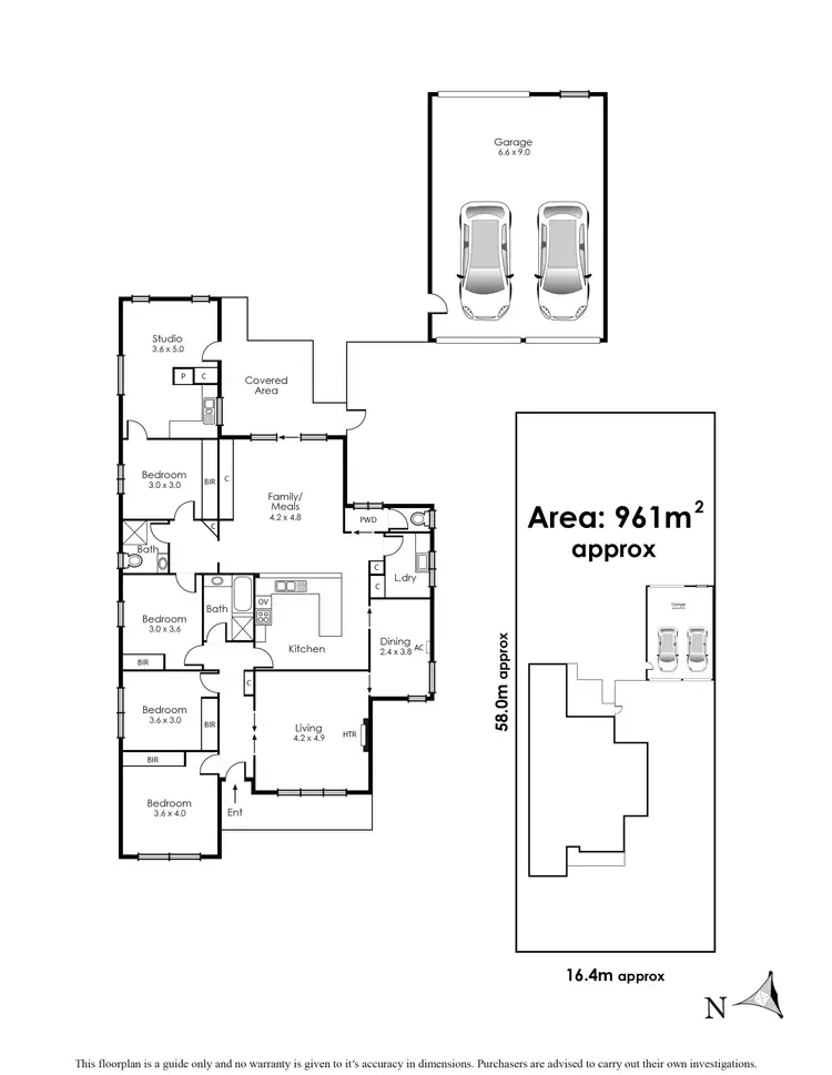 Floorplan of Homely house listing, 50 Highland Avenue, Oakleigh East VIC 3166