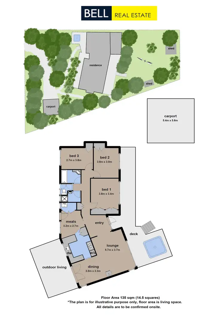 Floorplan of Homely house listing, 10 Wild Cherry Road, Montrose VIC 3765