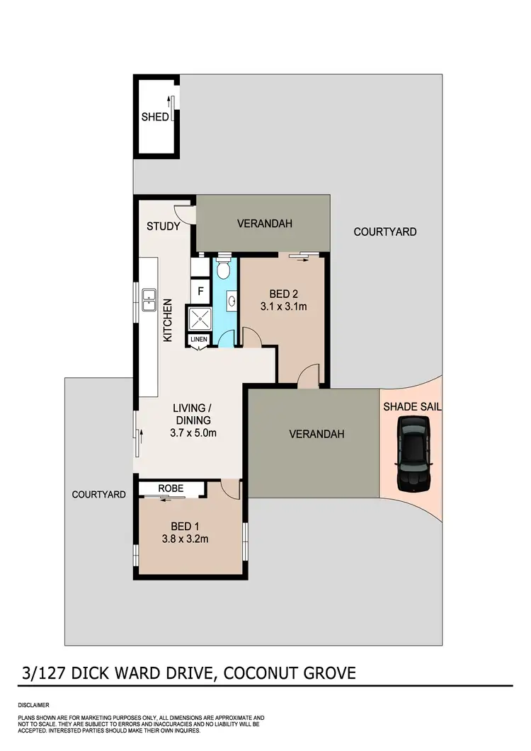 Floorplan of Homely house listing, 3/127 Dick Ward Drive, Coconut Grove NT 810
