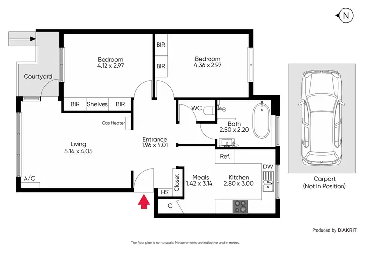Floorplan of Homely apartment listing, 2/26 Edgar Street, Glen Iris VIC 3146