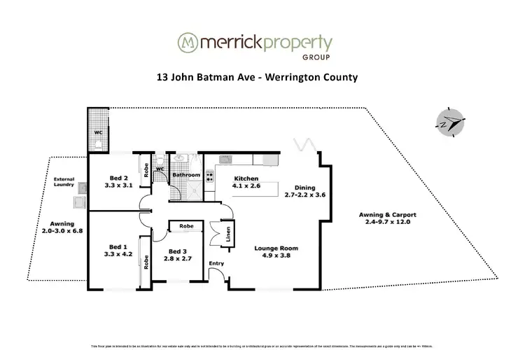 Floorplan of Homely house listing, 13 John Batman Avenue, Werrington County NSW 2747