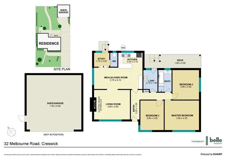 Floorplan of Homely house listing, Lot 1/32 Melbourne Road, Creswick VIC 3363