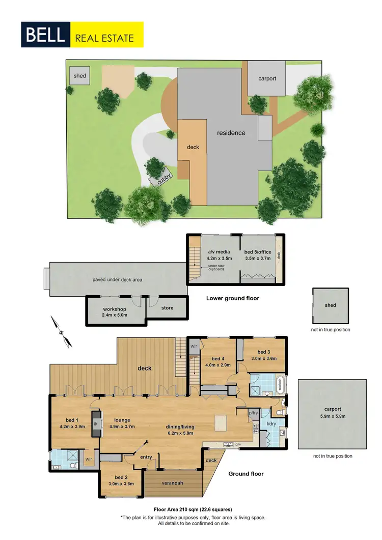 Floorplan of Homely house listing, 34 The Crescent, Belgrave Heights VIC 3160
