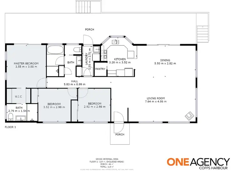 Floorplan of Homely rural property listing, 103 Brewers Road, Nana Glen NSW 2450