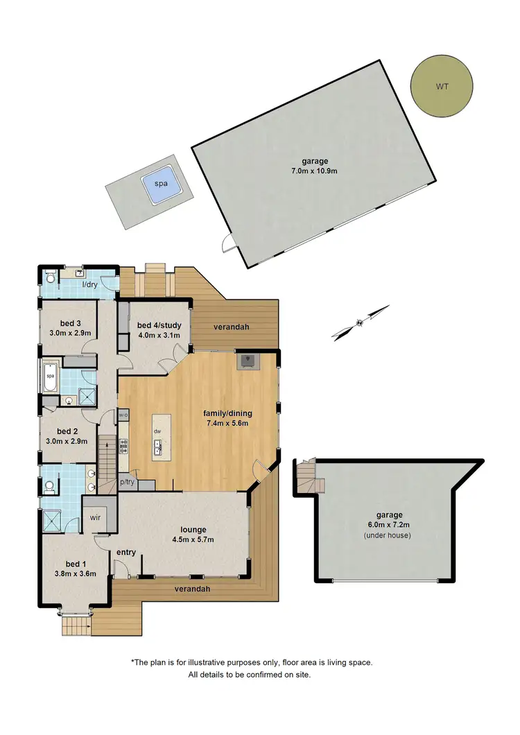 Floorplan of Homely house listing, 17 Birrarrung Rise, Yarra Junction VIC 3797