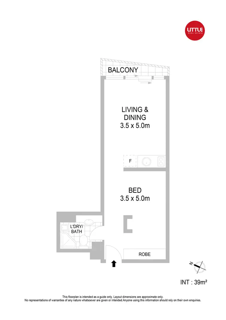 Floorplan of Homely apartment listing, 1113/1 Sergeants Lane, St Leonards NSW 2065