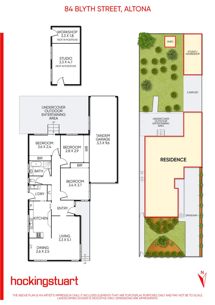 Floorplan of Homely house listing, 84 Blyth Street, Altona VIC 3018