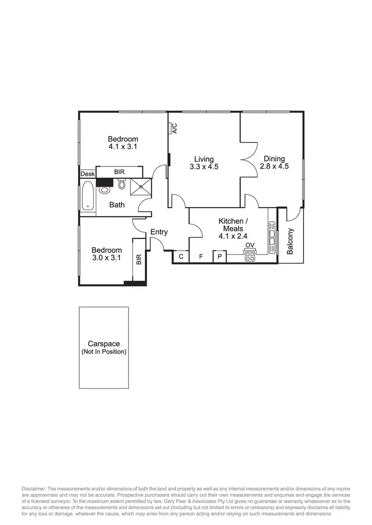 Floorplan of Homely apartment listing, 6/203 Alma Road, St Kilda East VIC 3183