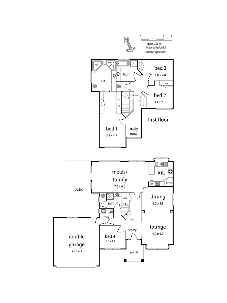 Floorplan of Homely house listing, 1/12A Daws Road, Doncaster East VIC 3109