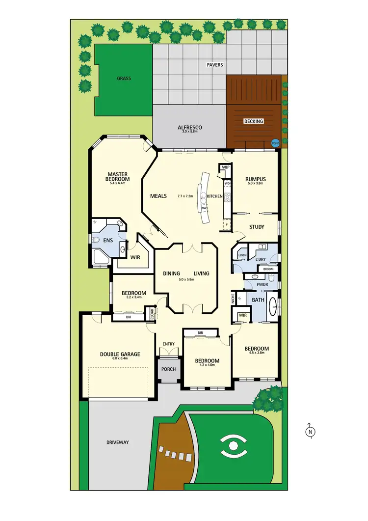Floorplan of Homely house listing, 63 Killarney Ridge, Greensborough VIC 3088