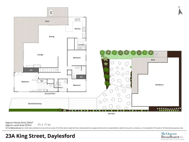 Floorplan of Homely house listing, 23A King Street, Daylesford VIC 3460