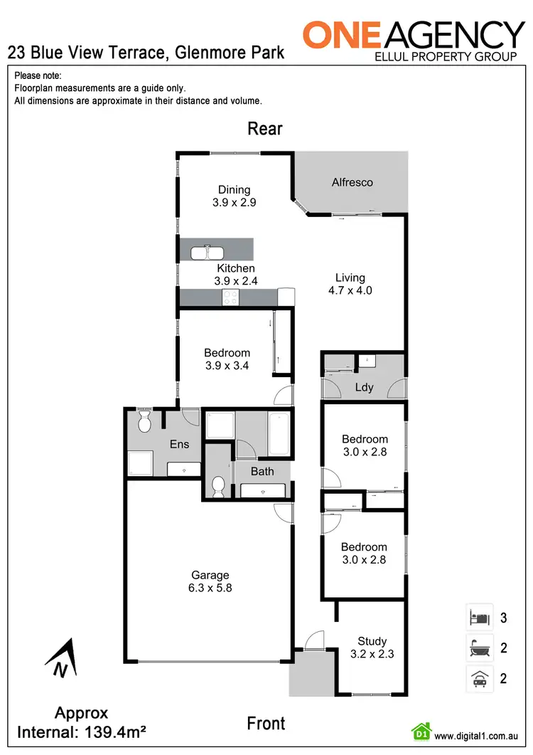 Floorplan of Homely house listing, 23 Blue View Terrace, Glenmore Park NSW 2745