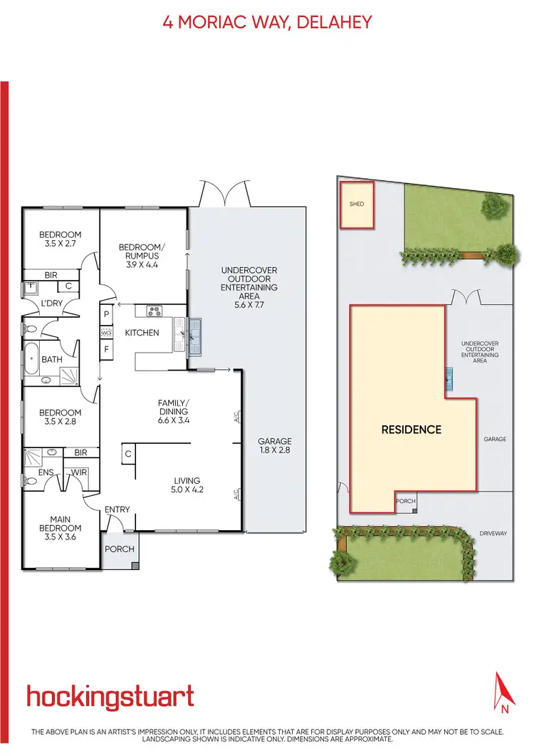 Floorplan of Homely house listing, 4 Moriac Way, Delahey VIC 3037