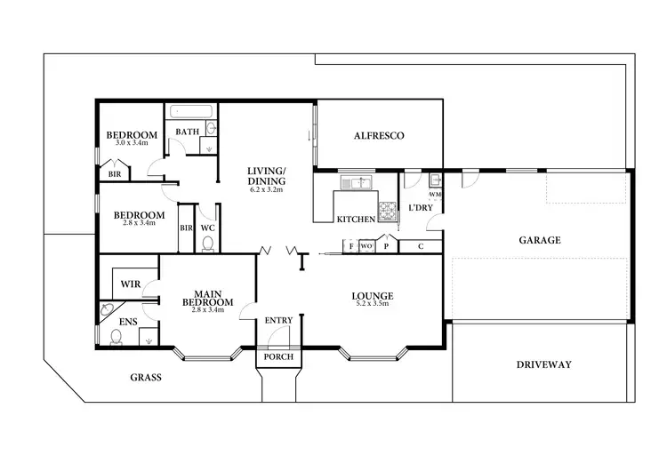 Floorplan of Homely house listing, 1 Galette Place, South Morang VIC 3752