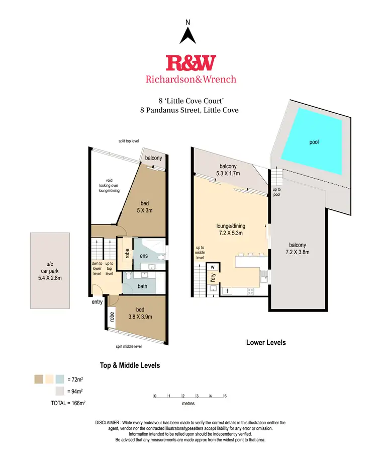 Floorplan of Homely apartment listing, Apt 8/2 Pandanus Street, Noosa Heads QLD 4567