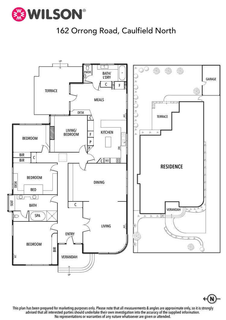 Floorplan of Homely house listing, 162 Orrong Road, Caulfield North VIC 3161