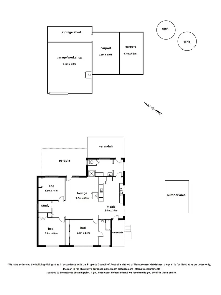 Floorplan of Homely house listing, 529 Little Yarra Road, Gladysdale VIC 3797