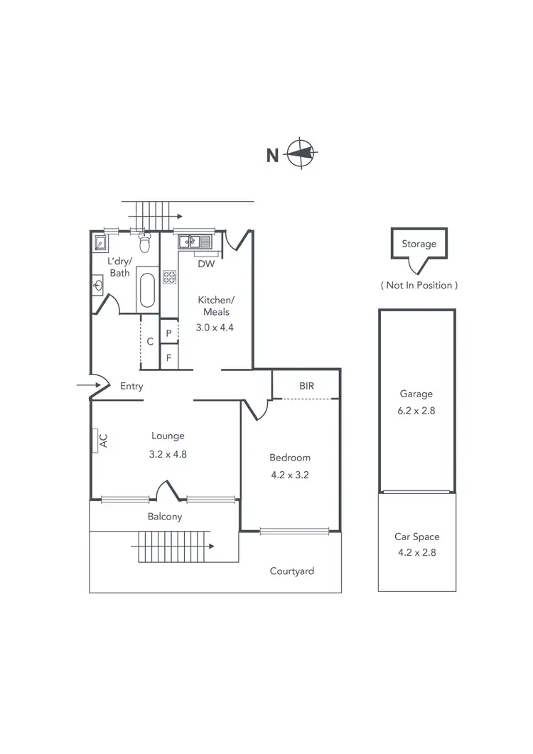 Floorplan of Homely apartment listing, 5/614 Inkerman Road, Caulfield North VIC 3161