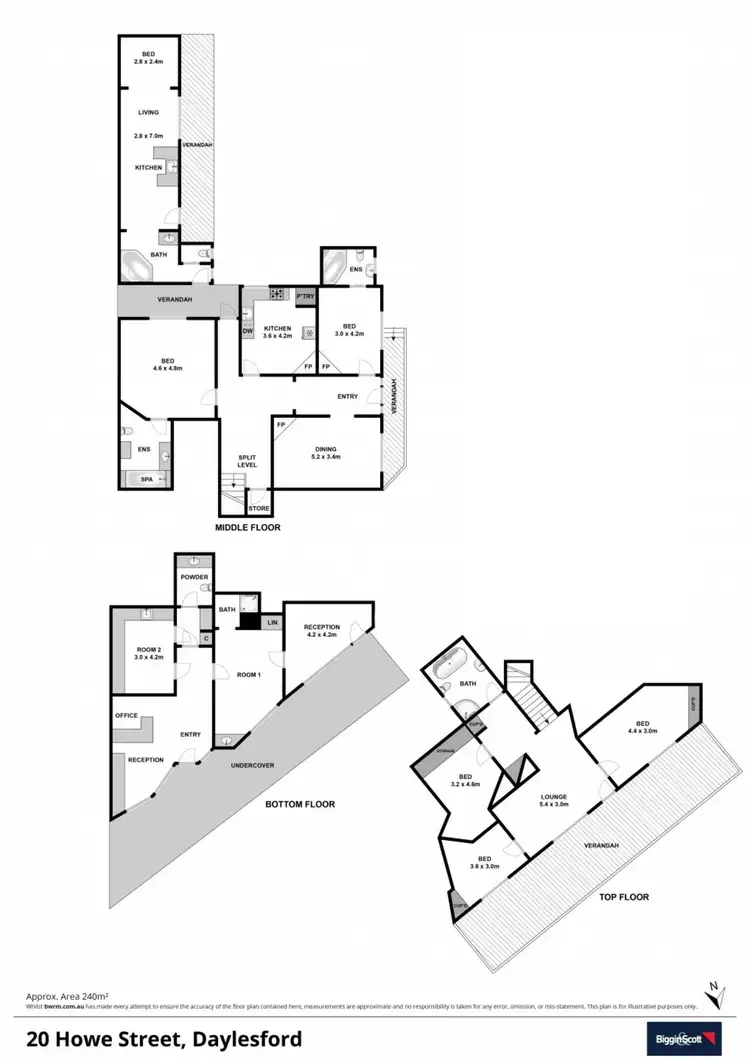 Floorplan of Homely house listing, Lot 1/20 Howe Street, Daylesford VIC 3460