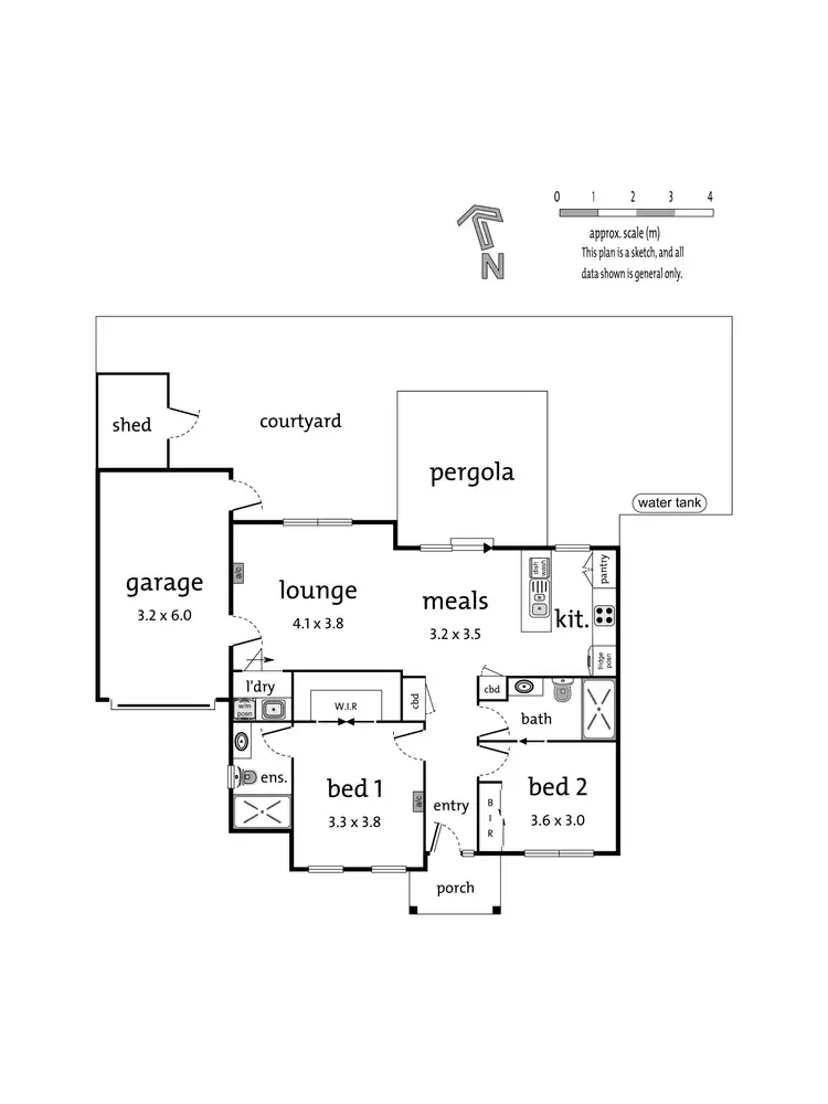 Floorplan of Homely townhouse listing, 2/42 Dorset Road, Croydon VIC 3136