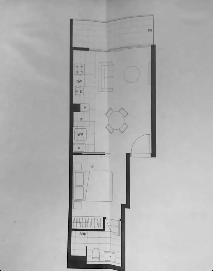 Floorplan of Homely apartment listing, 109/99 Dow Street, Port Melbourne VIC 3207