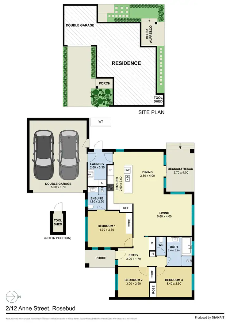 Floorplan of Homely house listing, 2/12 Anne Street, Rosebud VIC 3939