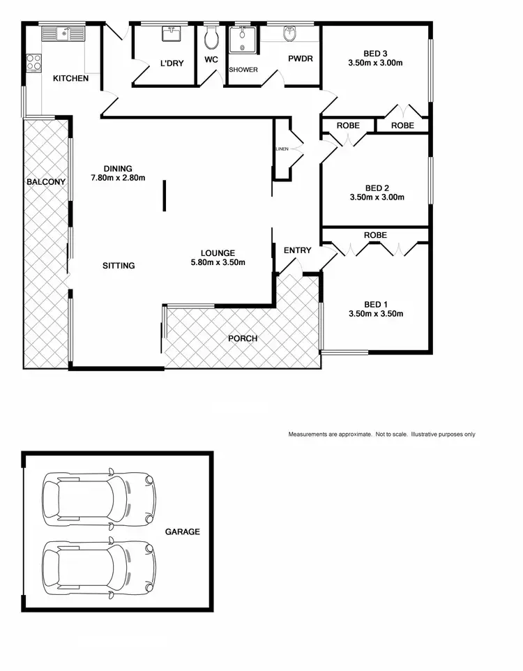 Floorplan of Homely house listing, Lot 1/24 Hodge Street, Beechworth VIC 3747