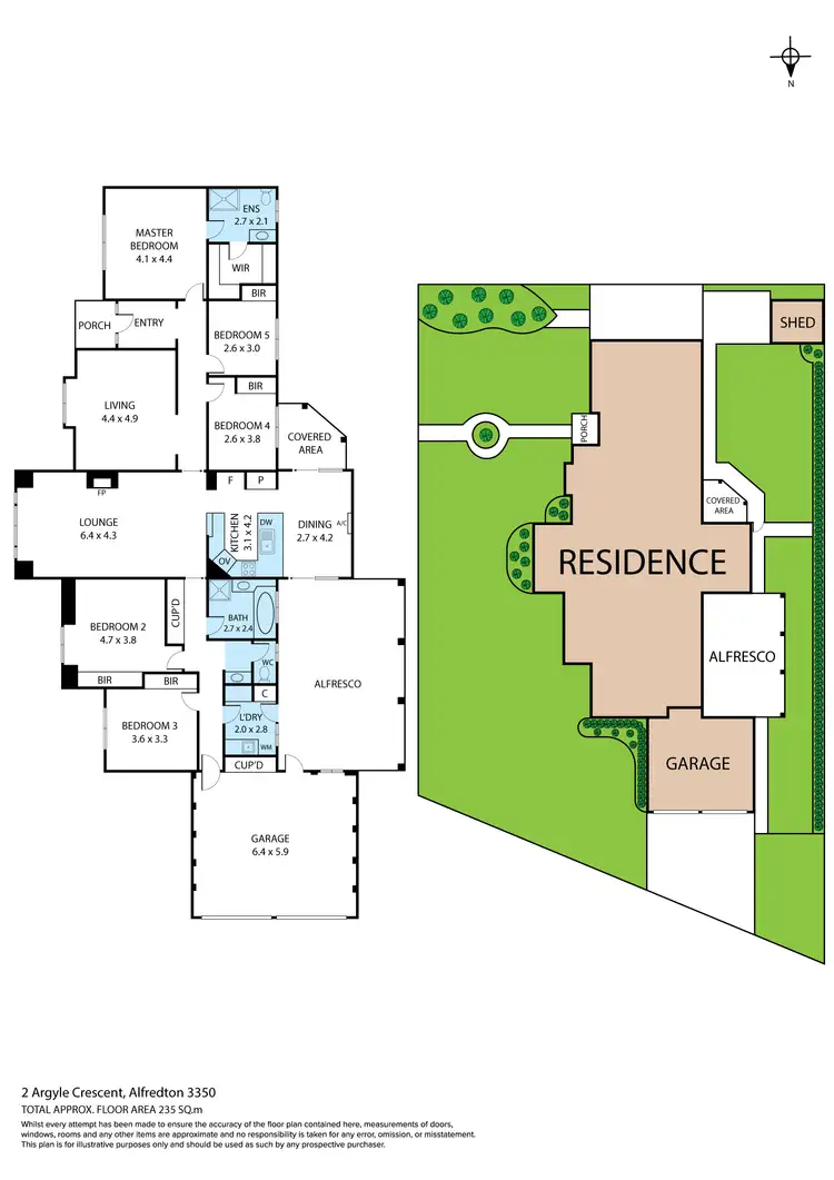 Floorplan of Homely house listing, 2 Argyle Crescent, Alfredton VIC 3350