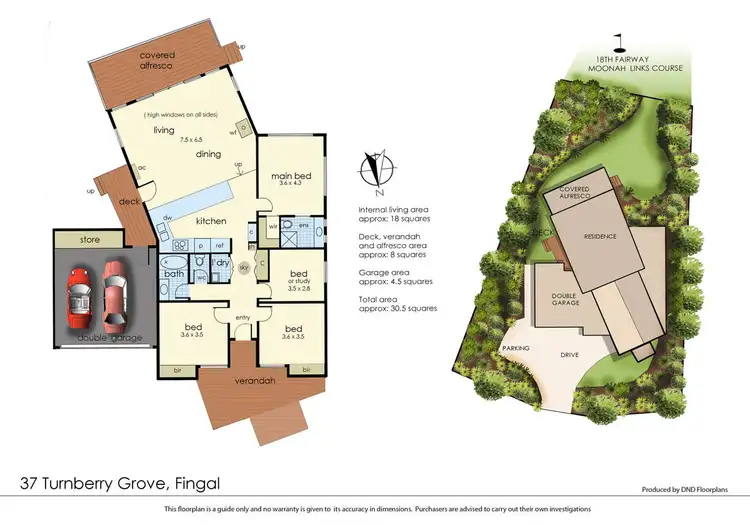 Floorplan of Homely house listing, 37 Turnberry Grove, Fingal VIC 3939