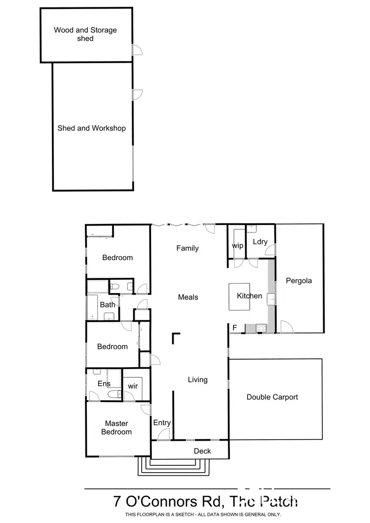 Floorplan of Homely house listing, 7 O'Connors Road, The Patch VIC 3792