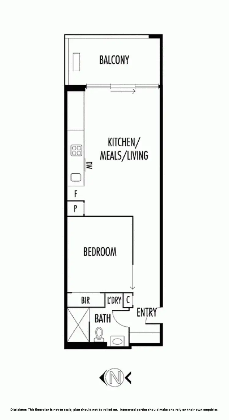 Floorplan of Homely apartment listing, 206/36 Porter Street, Prahran VIC 3181