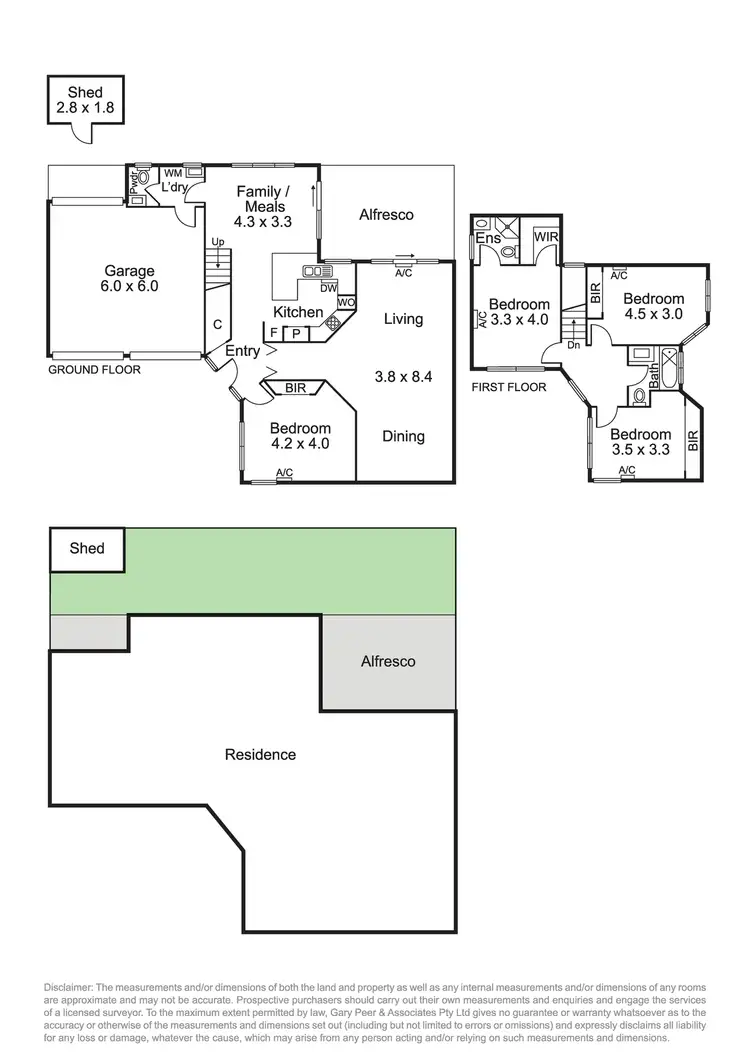 Floorplan of Homely townhouse listing, 2/108 Haughton Road, Oakleigh VIC 3166