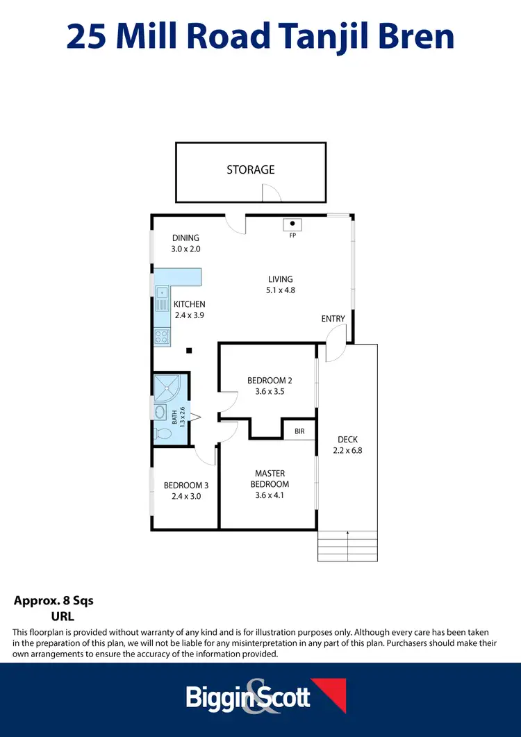 Floorplan of Homely alpine listing, 25 Mill Road, Tanjil Bren VIC 3833