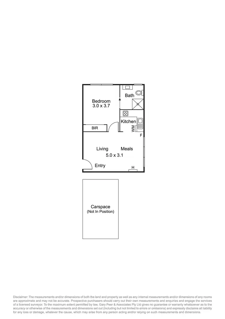 Floorplan of Homely apartment listing, 9/59 Hobart Road, Murrumbeena VIC 3163