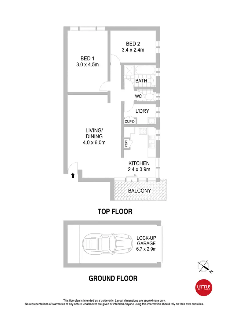 Floorplan of Homely apartment listing, 17/17 Cambridge Street, Penshurst NSW 2222