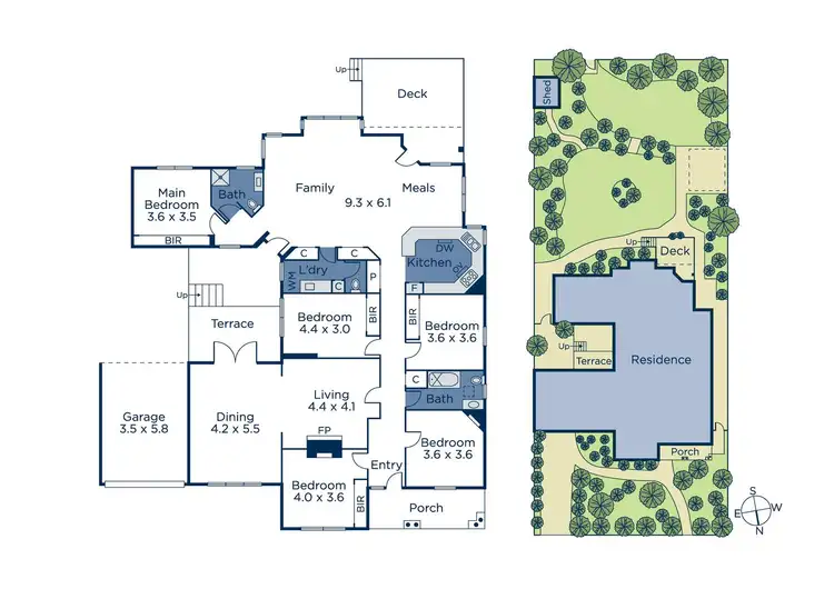 Floorplan of Homely house listing, 93 Medway Street, Box Hill North VIC 3129