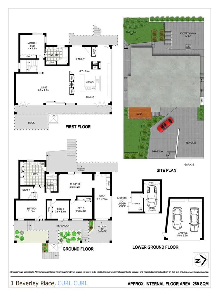 Floorplan of Homely house listing, 1 Beverley Place, Curl Curl NSW 2096