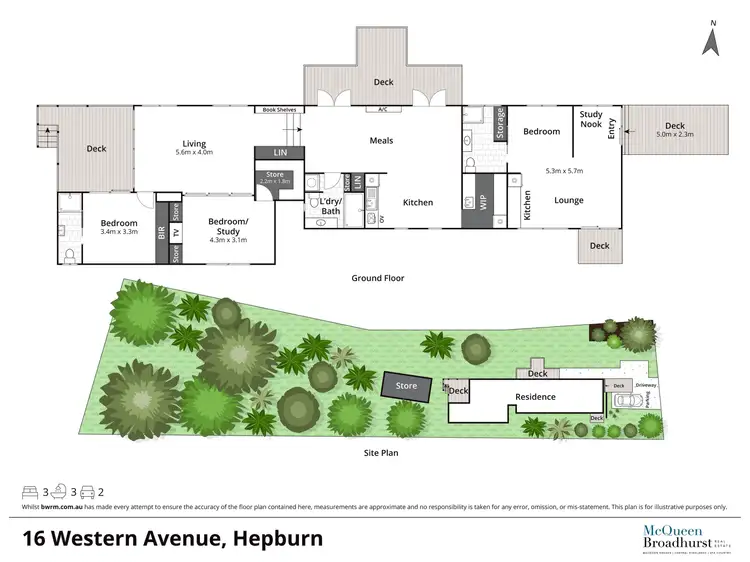 Floorplan of Homely house listing, 16 Western Avenue, Hepburn VIC 3461