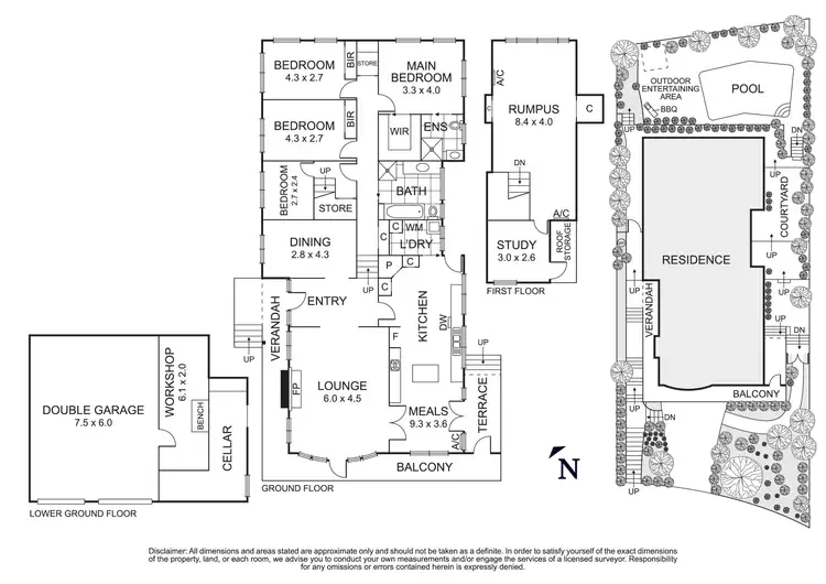 Floorplan of Homely house listing, 10 Andromeda Way, Templestowe Lower VIC 3107