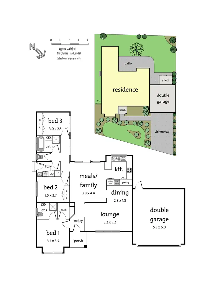 Floorplan of Homely house listing, 10 Ramble Crescent, Croydon VIC 3136