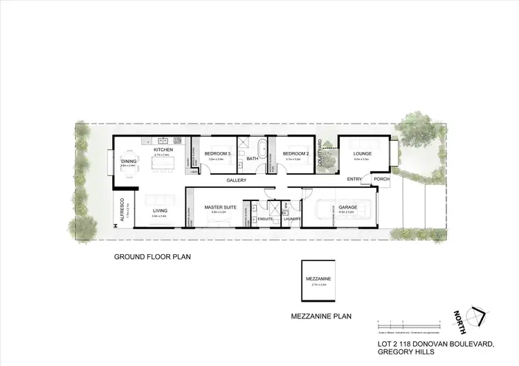 Floorplan of Homely house listing, 118B Donovan Boulevard, Gregory Hills NSW 2557