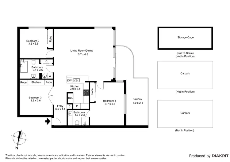 Floorplan of Homely apartment listing, 208/26 Queens Road, Melbourne VIC 3004