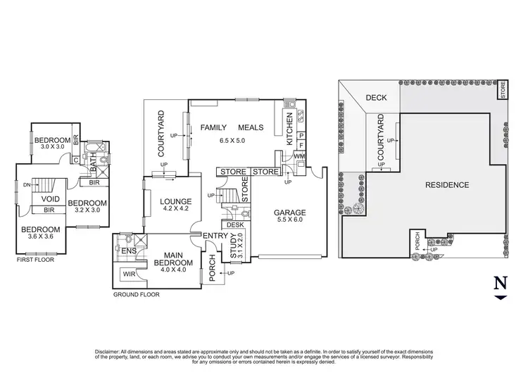 Floorplan of Homely townhouse listing, 2/12 Tandara Avenue, Doncaster VIC 3108