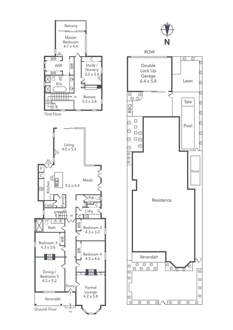 Floorplan of Homely house listing, 6 Parkside Street, Malvern VIC 3144