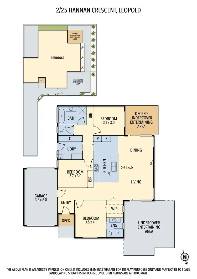 Floorplan of Homely unit listing, 2/25 Hannan Crescent, Leopold VIC 3224